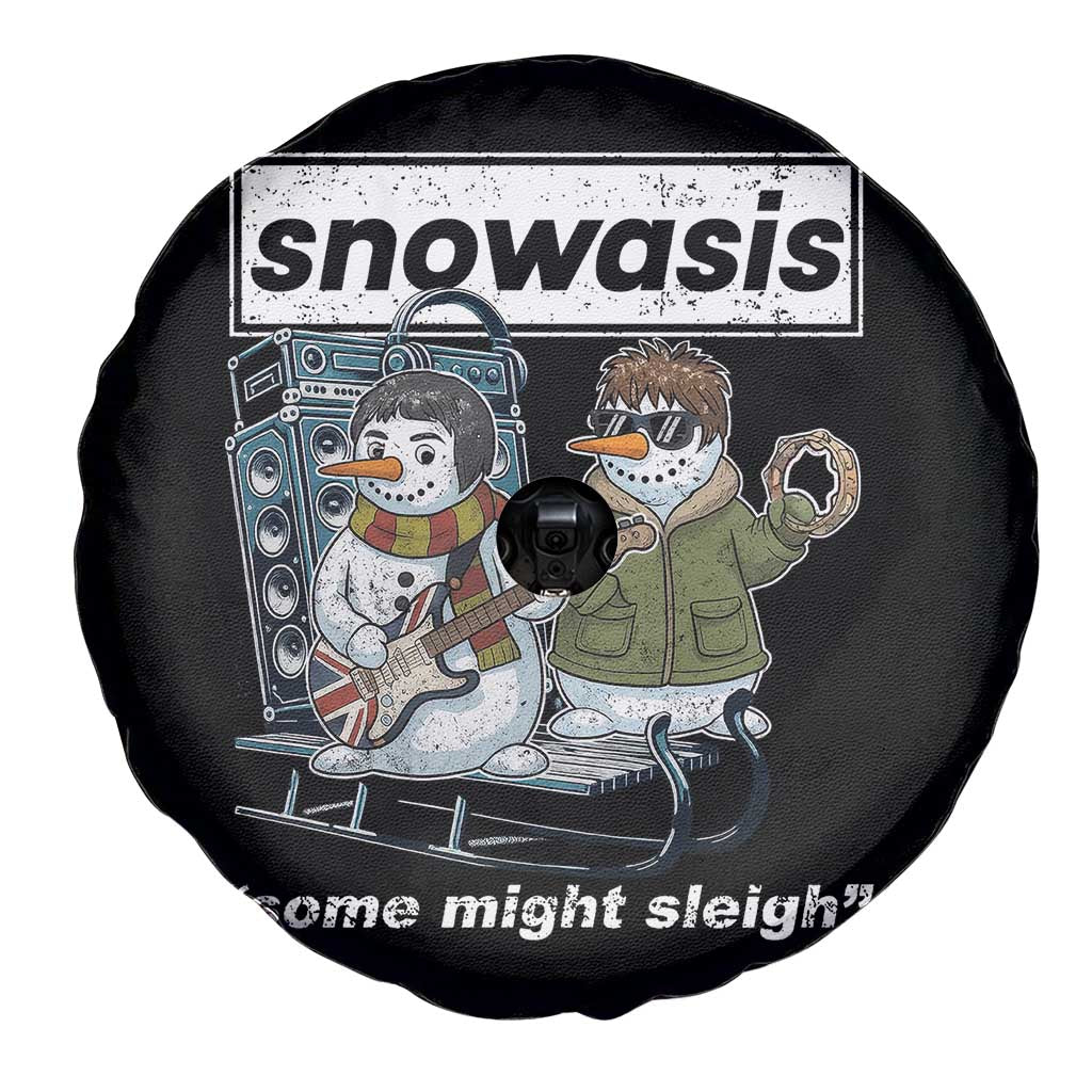 Snowasis Some Might Sleigh Spare Tire Cover Funny Christmas Snowmen Rock Band TS11 Print Your Wear
