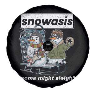 Snowasis Some Might Sleigh Spare Tire Cover Funny Christmas Snowmen Rock Band TS11 Print Your Wear