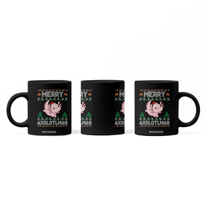 Funny Christmas Axolotl Coffee Mug Merry Axolotlmas Xmas Salamander TS11 Print Your Wear