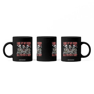 Look At Me Being All Festive And Shit Christmas Coffee Mug Funny Holiday Xmas Skeleton TS11 Print Your Wear