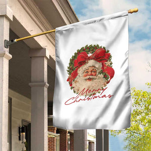 Merry Christmas Vintage Retro Santa Claus Coquette Garden Flag TS11 Print Your Wear