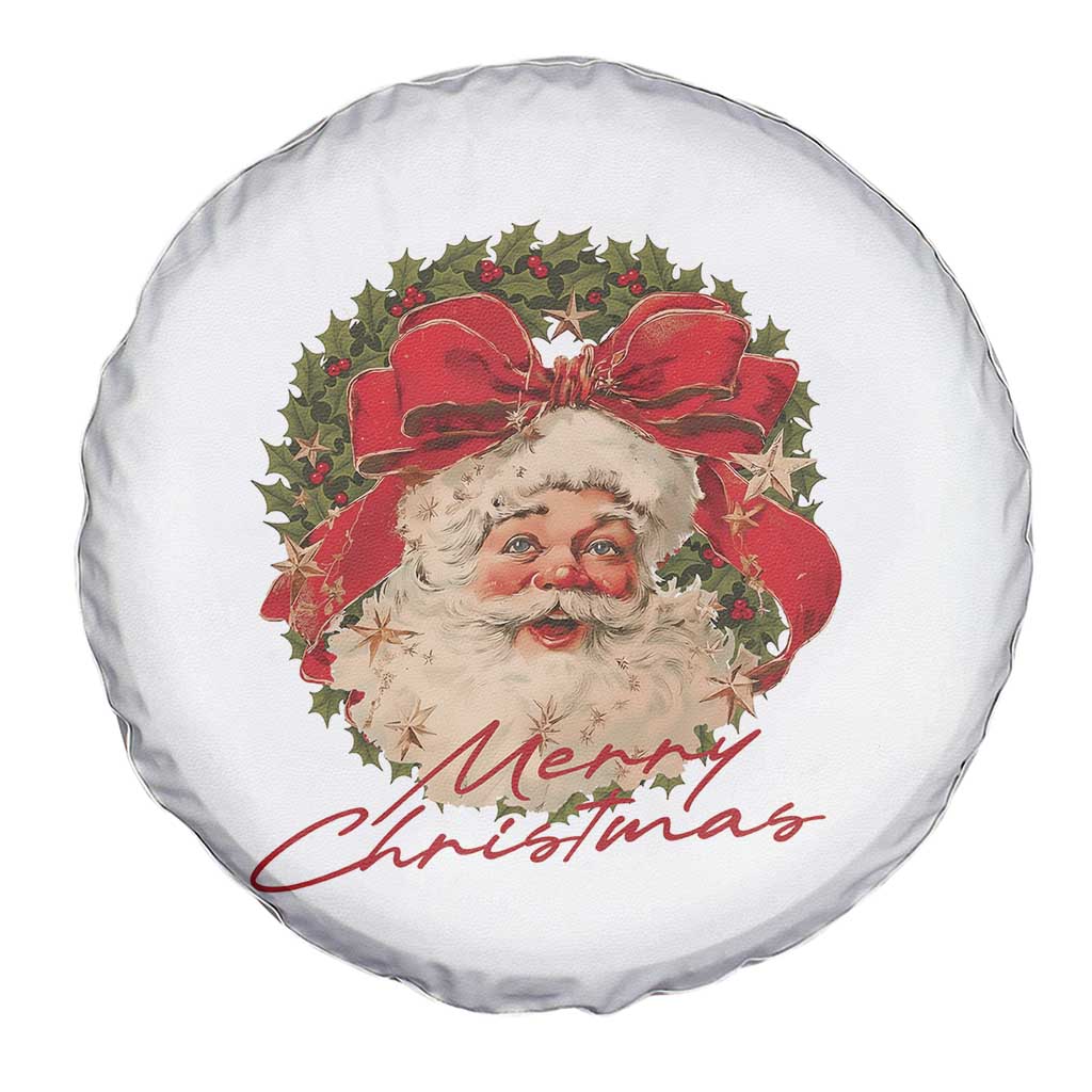 Merry Christmas Vintage Retro Santa Claus Coquette Spare Tire Cover TS11 Print Your Wear