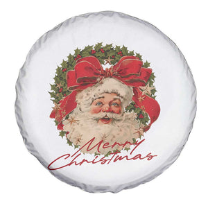 Merry Christmas Vintage Retro Santa Claus Coquette Spare Tire Cover TS11 Print Your Wear