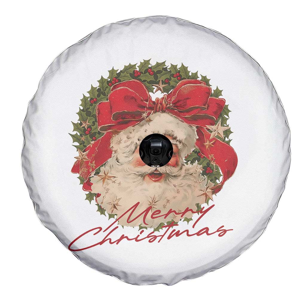 Merry Christmas Vintage Retro Santa Claus Coquette Spare Tire Cover TS11 Print Your Wear