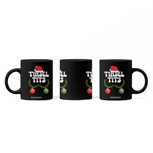 Christmas Tinsel Tits Coffee Mug Funny Xmas Couple Matching TS11 Print Your Wear