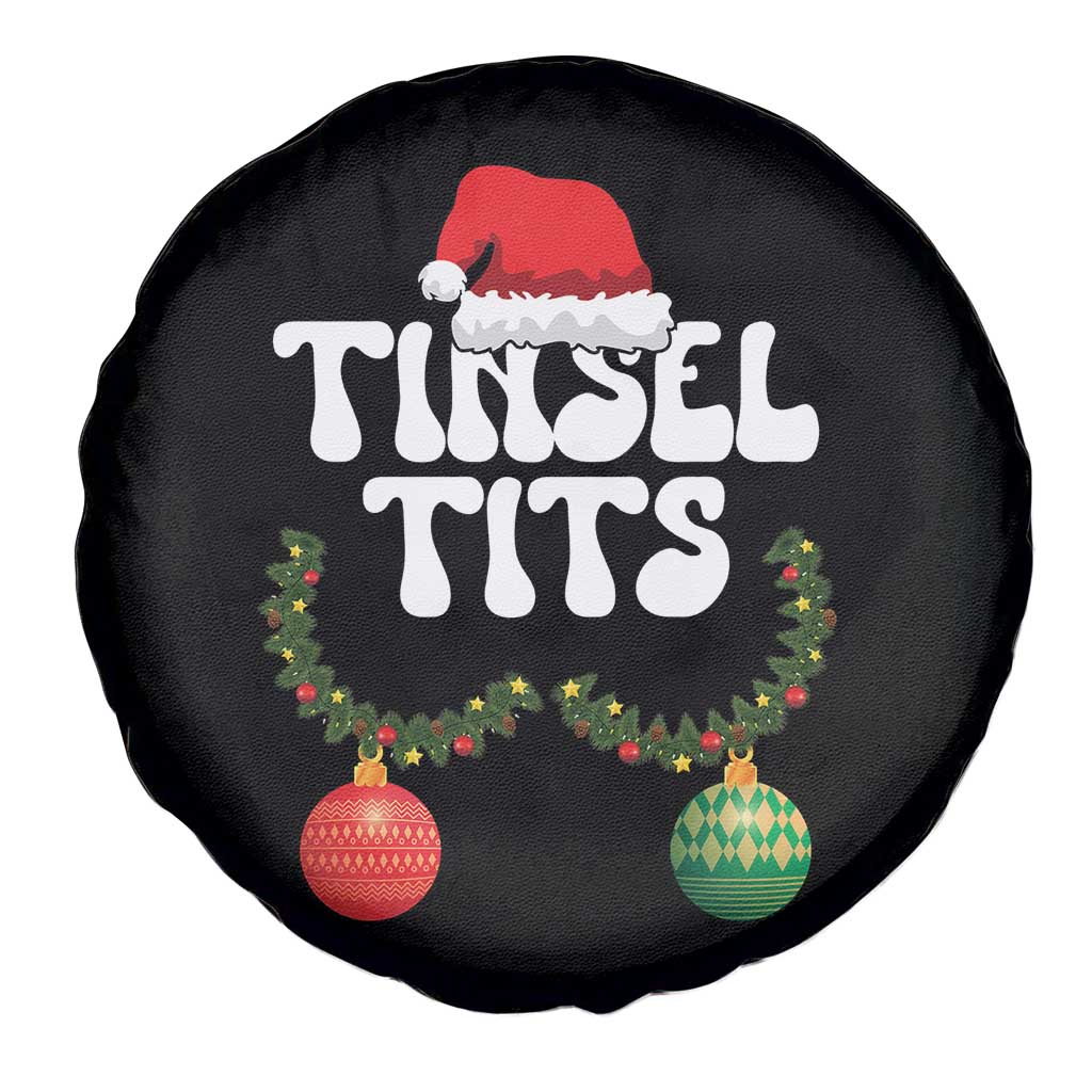 Christmas Tinsel Tits Spare Tire Cover Funny Xmas Couple Matching TS11 Print Your Wear