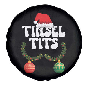 Christmas Tinsel Tits Spare Tire Cover Funny Xmas Couple Matching TS11 Print Your Wear
