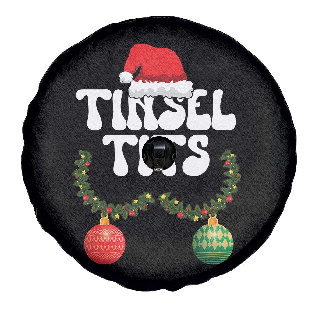 Christmas Tinsel Tits Spare Tire Cover Funny Xmas Couple Matching TS11 Print Your Wear