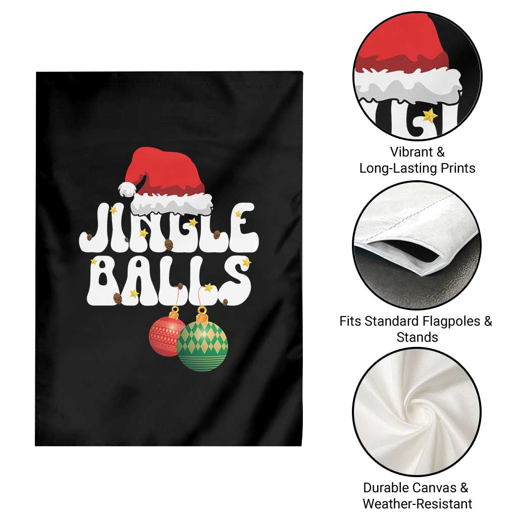 Christmas Jingle Balls Garden Flag Funny Xmas Couple Matching TS11 Print Your Wear