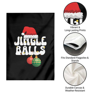 Christmas Jingle Balls Garden Flag Funny Xmas Couple Matching TS11 Print Your Wear