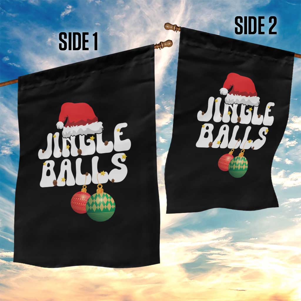 Christmas Jingle Balls Garden Flag Funny Xmas Couple Matching TS11 Print Your Wear
