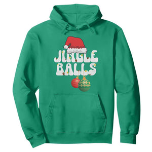 Christmas Jingle Balls Hoodie Funny Xmas Couple Matching TS11 Irish Green Print Your Wear