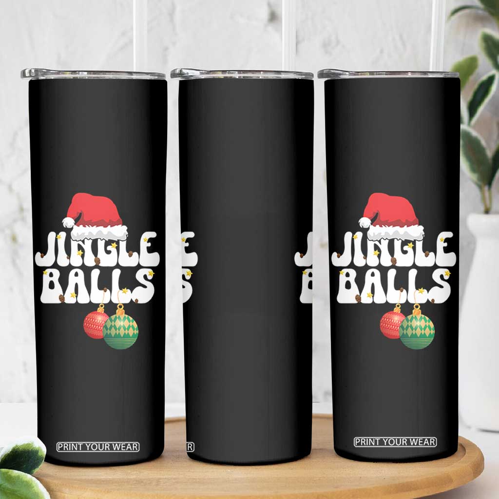 Christmas Jingle Balls Skinny Tumbler Funny Xmas Couple Matching TS11 Print Your Wear