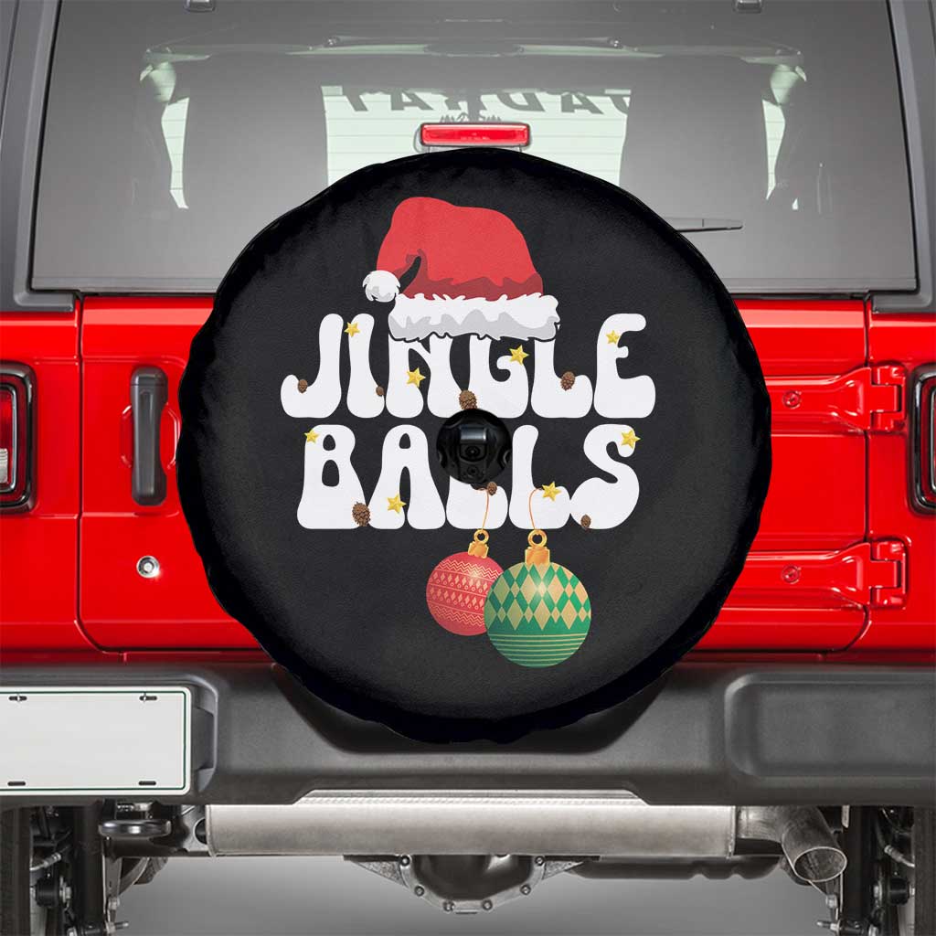 Christmas Jingle Balls Spare Tire Cover Funny Xmas Couple Matching TS11 Black Print Your Wear