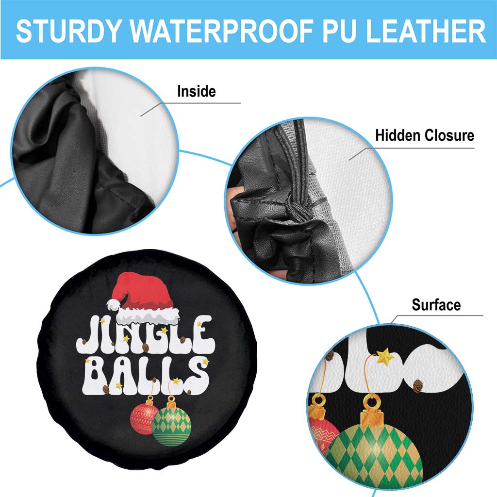 Christmas Jingle Balls Spare Tire Cover Funny Xmas Couple Matching TS11 Print Your Wear