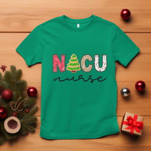 Funny NICU Labor Delivery Nurse Christmas Christmas Tree T Shirt TS11 Irish Green Print Your Wear
