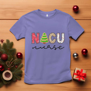 Funny NICU Labor Delivery Nurse Christmas Christmas Tree T Shirt TS11 Violet Print Your Wear