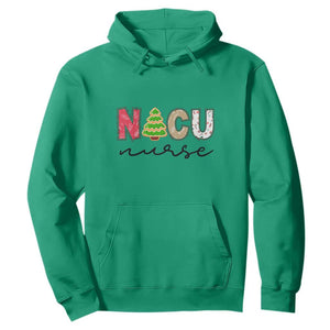 Funny NICU Labor Delivery Nurse Christmas Christmas Tree Hoodie TS11 Irish Green Print Your Wear
