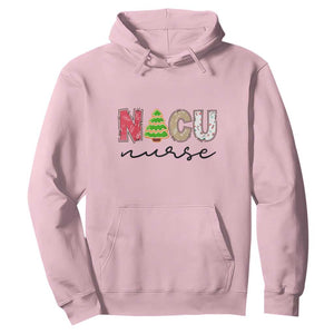 Funny NICU Labor Delivery Nurse Christmas Christmas Tree Hoodie TS11 Light Pink Print Your Wear
