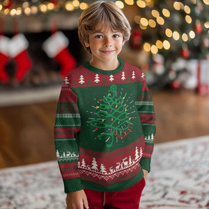 Funny Merry Christmas Nurse Ugly Christmas Sweater Stethoscope Xmas Tree TS11 Christmas Print Your Wear
