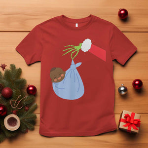 Funny NICU Labor Delivery Nurse Christmas Santa Black Baby T Shirt TS11 Red Print Your Wear