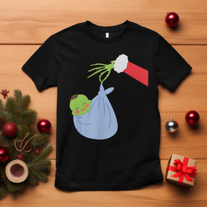 Funny NICU Labor Delivery Nurse Christmas Santa Green Baby T Shirt TS11 Black Print Your Wear