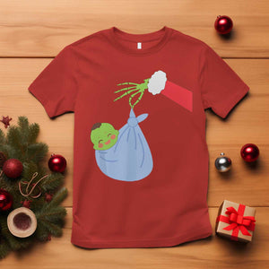 Funny NICU Labor Delivery Nurse Christmas Santa Green Baby T Shirt TS11 Red Print Your Wear