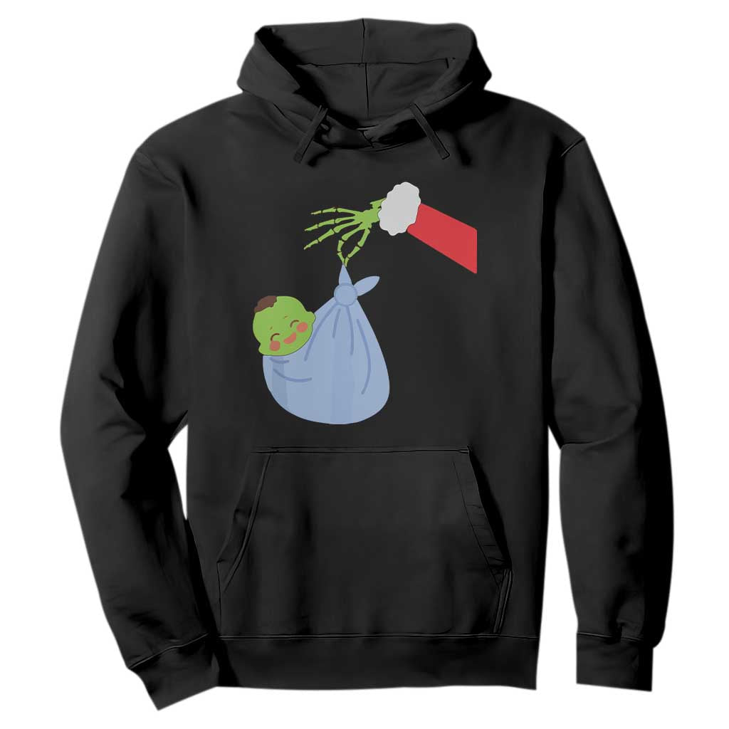 Funny NICU Labor Delivery Nurse Christmas Santa Green Baby Hoodie TS11 Black Print Your Wear