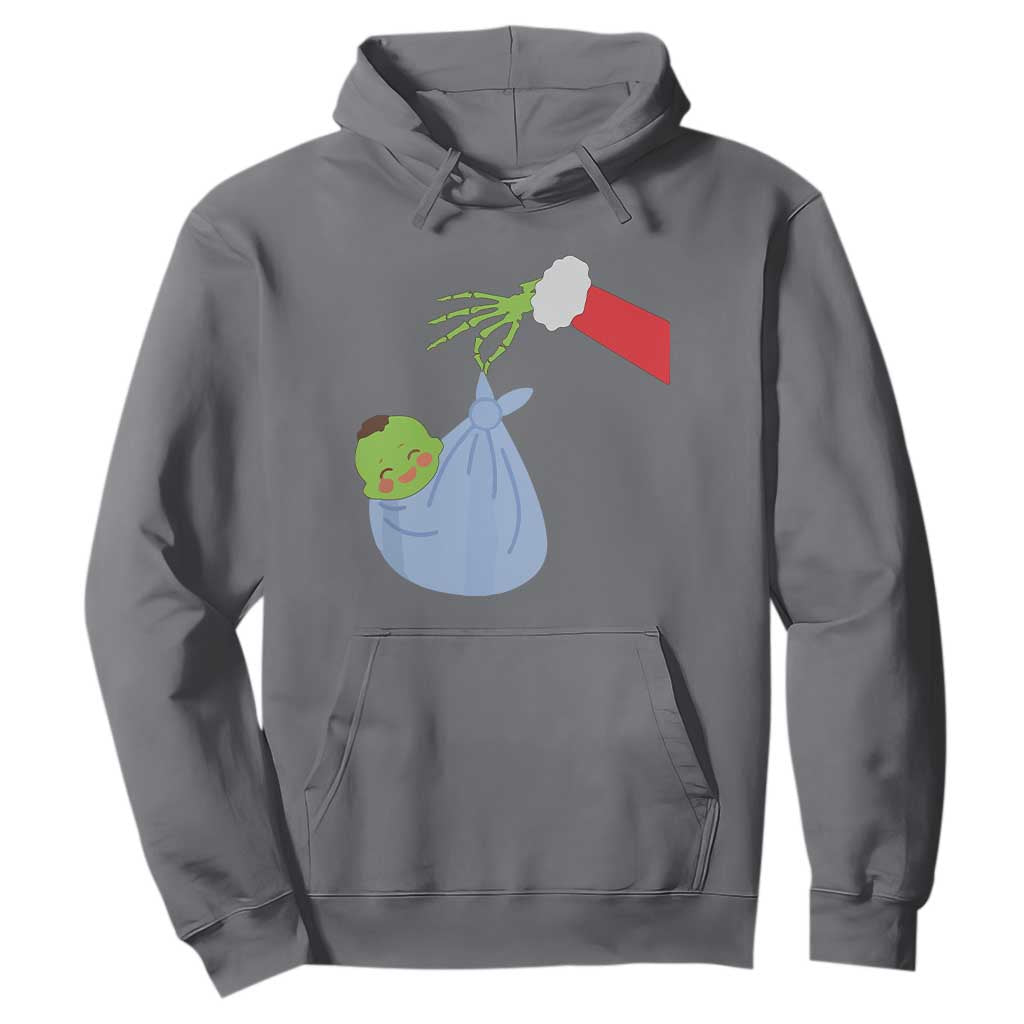 Funny NICU Labor Delivery Nurse Christmas Santa Green Baby Hoodie TS11 Charcoal Print Your Wear
