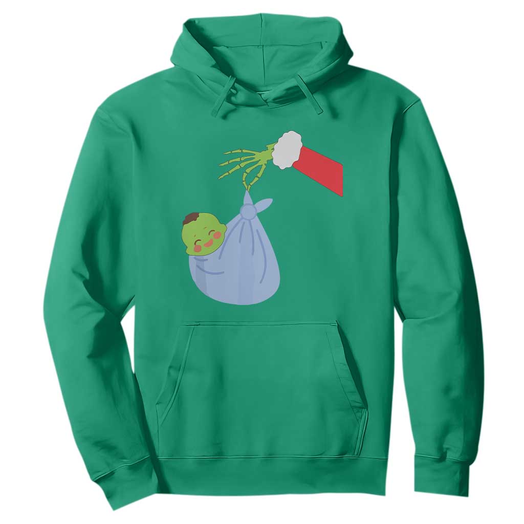 Funny NICU Labor Delivery Nurse Christmas Santa Green Baby Hoodie TS11 Irish Green Print Your Wear