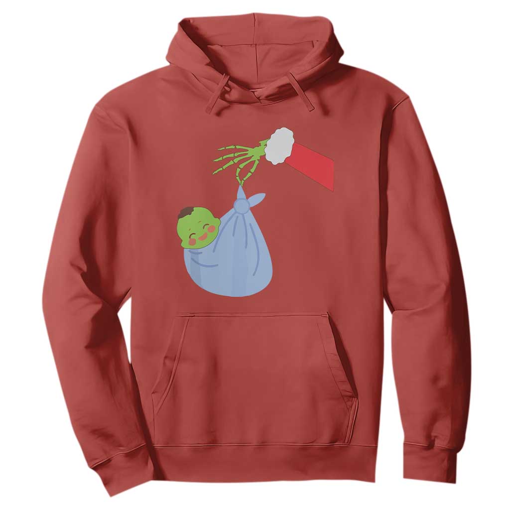 Funny NICU Labor Delivery Nurse Christmas Santa Green Baby Hoodie TS11 Red Print Your Wear