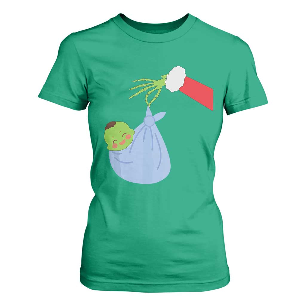 Funny NICU Labor Delivery Nurse Christmas Santa Green Baby T Shirt For Women TS11 Irish Green Print Your Wear