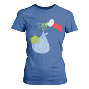 Funny NICU Labor Delivery Nurse Christmas Santa Green Baby T Shirt For Women TS11 Royal Blue Print Your Wear