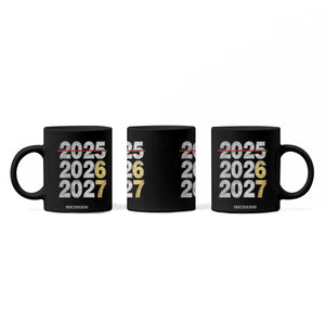 Funny 67 New Year Coffee Mug Happy New Year 2026 2027 Six Seven Meme Faux Glitter Effect Printed TS11 Print Your Wear