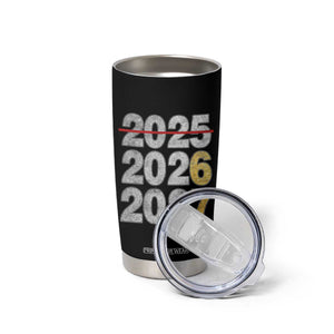 Funny 67 New Year Tumbler Cup Happy New Year 2026 2027 Six Seven Meme Faux Glitter Effect Printed TS11 Print Your Wear