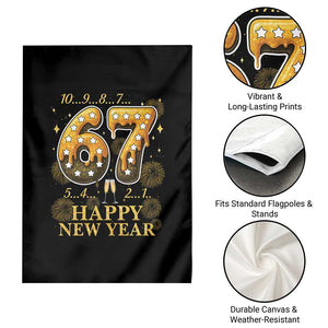 Funny 67 New Years Eve Garden Flag Countdown New Year Party 2026 Six Seven Meme TS11 Print Your Wear