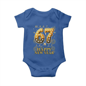 Funny 67 New Years Eve Baby Onesie Countdown New Year Party 2026 Six Seven Meme TS11 Royal Blue Print Your Wear