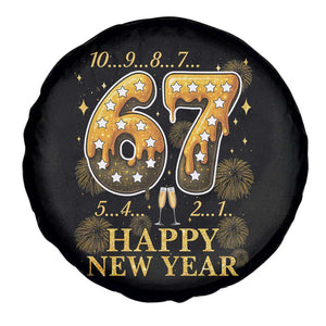 Funny 67 New Years Eve Spare Tire Cover Countdown New Year Party 2026 Six Seven Meme TS11 Print Your Wear