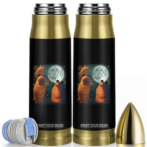 Funny Marcus The Worm New Year Bullet Tumbler Happy New Year 2026 Moon NYE Party TS11 Black Print Your Wear