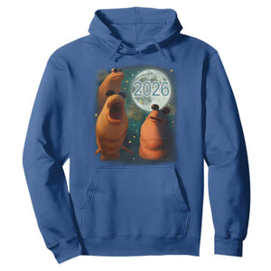 Funny Marcus The Worm New Year Hoodie Happy New Year 2026 Moon NYE Party TS11 Royal Blue Print Your Wear