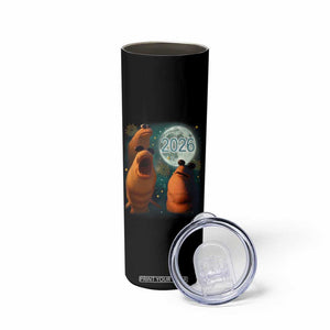 Funny Marcus The Worm New Year Skinny Tumbler Happy New Year 2026 Moon NYE Party TS11 Print Your Wear
