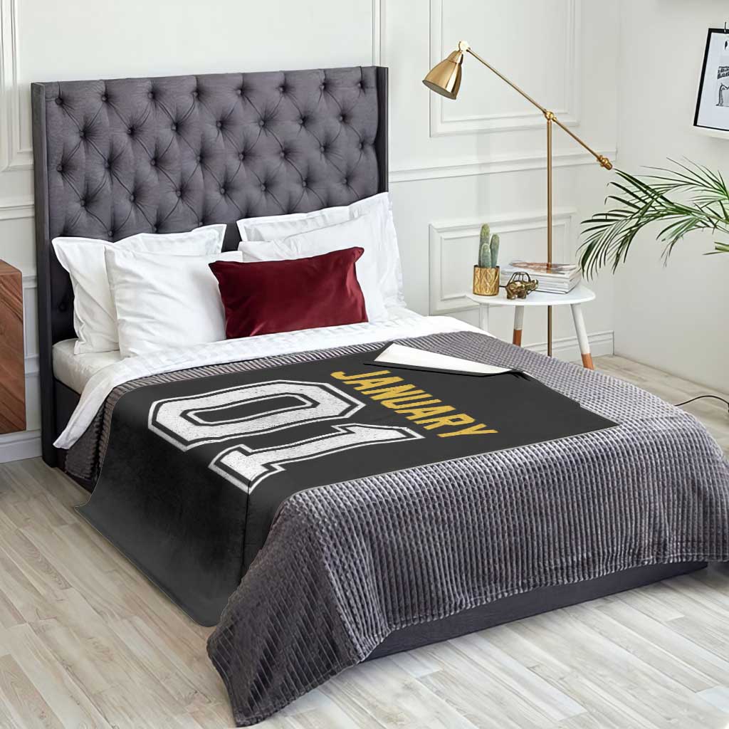 Funny January 01 New Years Eve Party Throw Blanket TS11 Print Your Wear