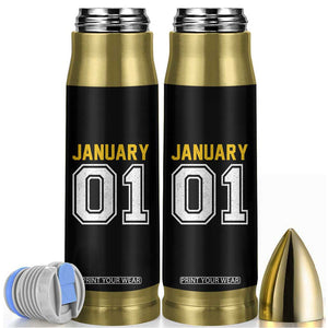 Funny January 01 New Years Eve Party Bullet Tumbler TS11 Black Print Your Wear