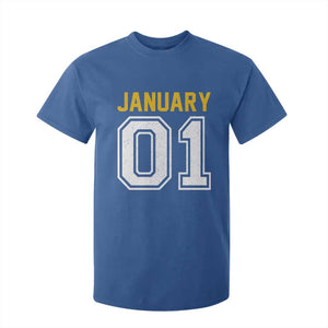 Funny January 01 New Years Eve Party T Shirt For Kid TS11 Royal Blue Print Your Wear