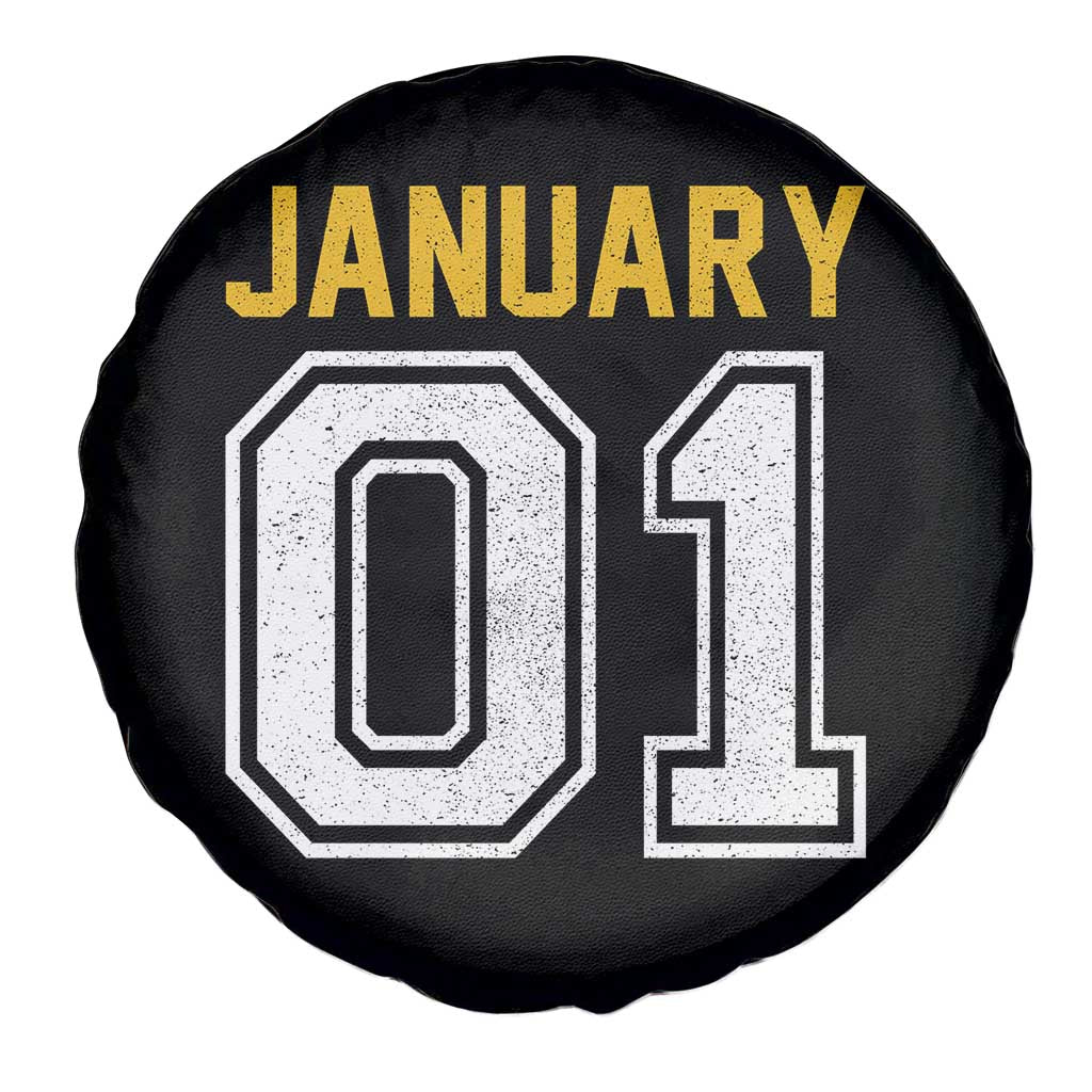 Funny January 01 New Years Eve Party Spare Tire Cover TS11 Print Your Wear