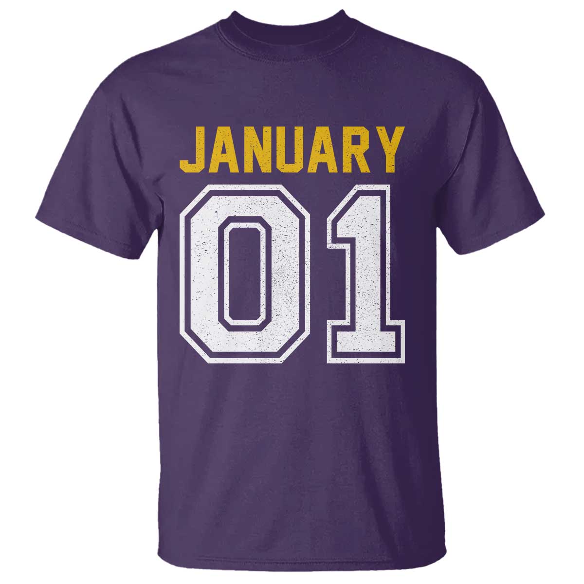 Funny January 01 New Years Eve Party T Shirt TS11 Purple Print Your Wear