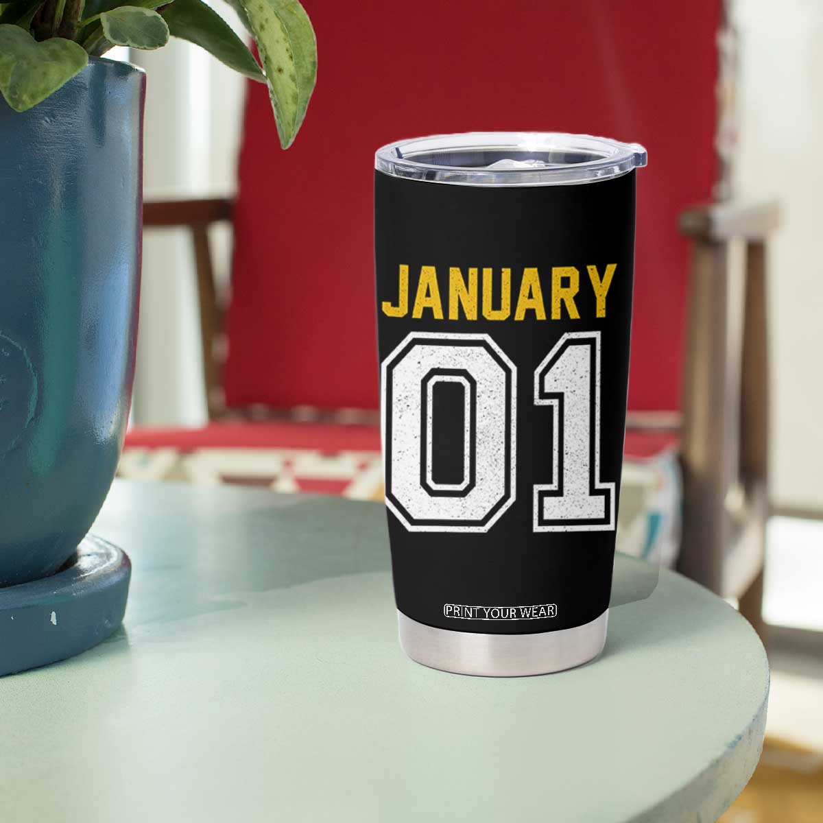 Funny January 01 New Years Eve Party Tumbler Cup TS11 Print Your Wear