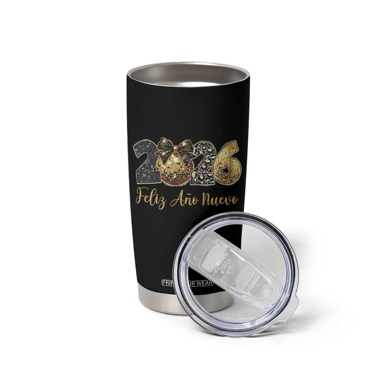 Spanish New Year 2026 Tumbler Cup Feliz Ano Nuevo NYE Party Disco Ball TS11 Print Your Wear