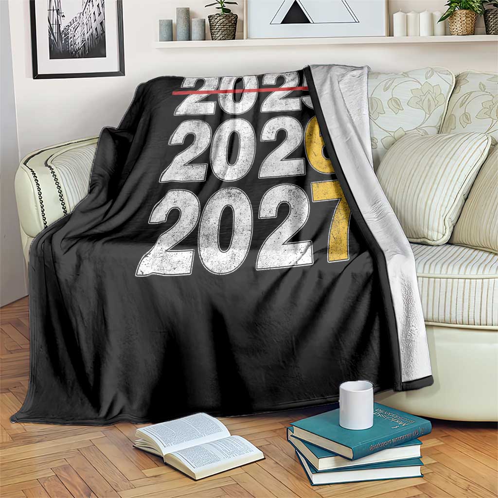 Funny 67 New Year Throw Blanket Happy New Year 2026 2027 Six Seven Meme TS11 Print Your Wear