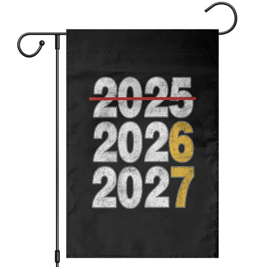 Funny 67 New Year Garden Flag Happy New Year 2026 2027 Six Seven Meme TS11 Black Print Your Wear